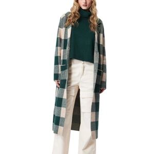 John + Jenn, Checkered Sweater Coat